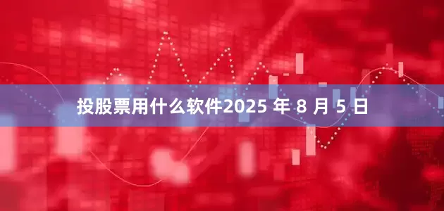 投股票用什么软件2025 年 8 月 5 日